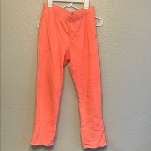 Aerie Bright Coral Knit sweatpants